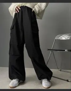 JAVA メンズライクミリタリーイージーカーゴナイロンパンツ　未使用