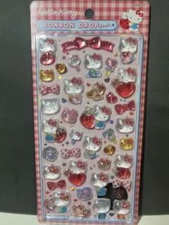 【正規品】サンリオ第二弾　赤キティー　ボンボンドロップシール