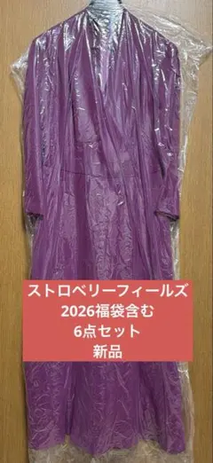ストロベリーフィールズ福袋(2026含む)ワンピース、トップス、スカート等　6点