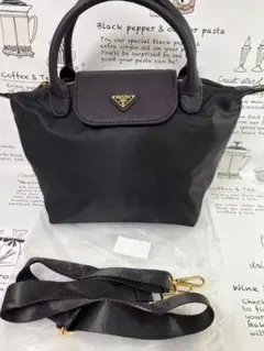 PRADA プラダ 2WAY ショルダーバッグ ブラック ナイロン 美品 gh
