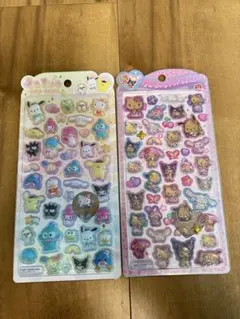 【正規品】2枚セットうるちゅるポップシール　日焼けキティ サンリオキャラクターズ