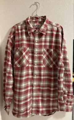Levi’s リーバイス ヘビネル チェックシャツ 赤 L 古着のサムネイル