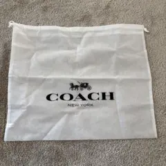 COACH 不織布保存袋 巾着袋