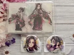 鬼滅の刃くじ　「しのぶとカナエ」 C賞アクリルスタンドキット&E賞缶バッジセット