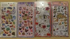 ディズニーキャラクターシール 4枚セット