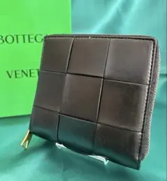 【美品】現行 ボッテガヴェネタ スモールカセット コンパクト ジップアラウンドのサムネイル