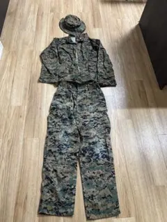 米軍実物】MARPAT ウッドランド コンバットユニフォーム 上下＋帽子