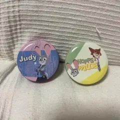 ディズニー　ズートピア　プチキャン　缶ケース　2個セット