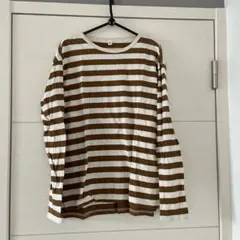 美品JOURNAL STANDARD LUXEボーダーテンジクスリットロンT⭐️