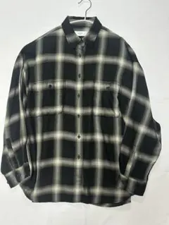 SLOBE IENA ビエラチェックルーズシャツ