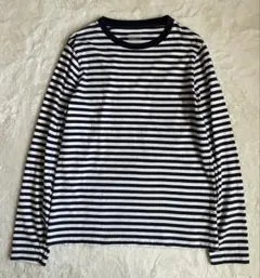 す*ん様 00s y2k archive grunge 短丈ボーダーロンT