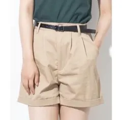 ベージュ Mサイズ ショートパンツ