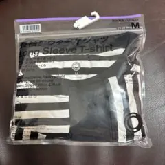 ファミマ長袖アウターTシャツ ボーダー/しろ・くろコンビニエンスウェアMサイズ