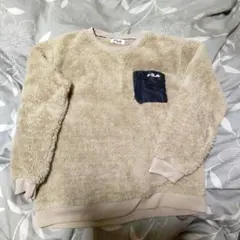 FILA ベージュ スウェット 大きいサイズ　フリース サイズXL