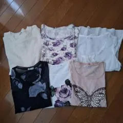 L'est Rose　 ブラウス3枚　半袖 Tシャツ3枚　6枚セットのサムネイル