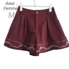 Axes Femme 【M】ショートキュロットパンツ 後ウエストゴムのサムネイル