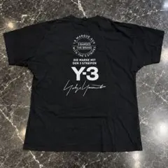 Y-3 15周年記念 バックプリント Tシャツ M ブラック