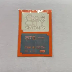 SixTONES feel da CITY ステッカー