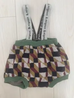 & mignon サスペンダー付き パンツ