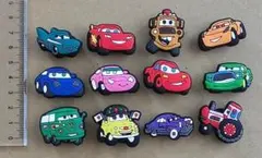クロックス ジビッツ サンダルアクセサリー カーズ CARS 12点セット