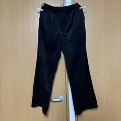 ベロア ワイドパンツ