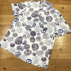 Desigualデシグアル★オシャレな総柄シャツ★Lサイズのサムネイル