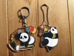 呪術廻戦　パンダ　キーホルダー2個セット