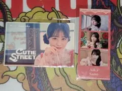 ラッフルくじ 佐野愛花 メンバーデコ入り！ステッカー 3CUTフォトカード
