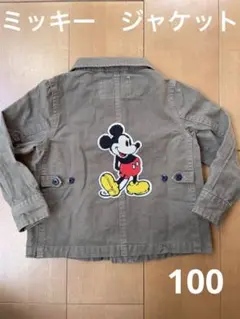 MARKEY'S ディズニー ミッキー カーキ ジャケット アウター 100のサムネイル