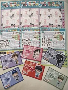 名探偵コナンランド スタンプラリー台紙・ポスターカードセット