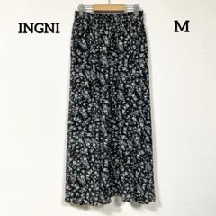 INGNI イング 花柄フレアロングスカート 小花柄