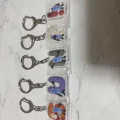 キャラクターアクリルキーホルダー5個セット