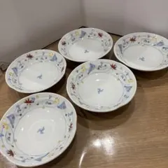 和食器 小鉢5個セット 色絵 花文様のサムネイル
