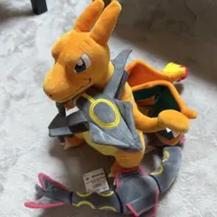 リザードンと黒いレックウザ ぬいぐるみ ポケモンセット