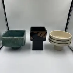 花器 華道 生け花 フラワーベース￼❸点セット