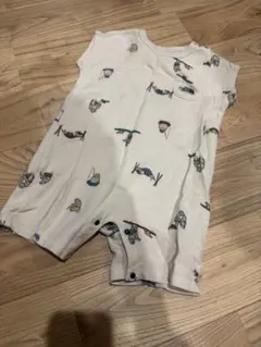 THE NORTH FACE 動物柄ロンパース 80cm