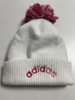 adidas ポンポン付きニット帽 フリーサイズ
