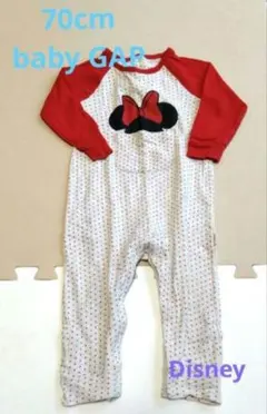 【最終在庫処分】ミニー柄ロンパース70cm