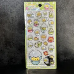 たまごボンボンドロップシール　クリア　立体　可愛い　ラメ入り　海外正規品