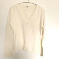 M.M.O＊アイボリー＊Vネック＊カーディガン＊M