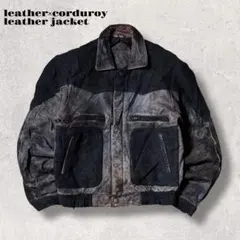 ヴィンテージ古着レザージャケット80s90s短丈ブラック黒韓国製グランジ雰囲気系