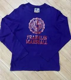FRANKLIN MARSHALL 紫 長袖カットソー Sのサムネイル