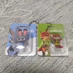 ズートピア マスコット キーホルダー 2種セット