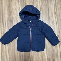 H&M ネイビー ダウンコート　キッズ　ベビー100サイズ　UNIQLO