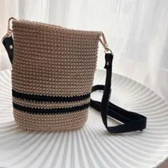 手編みショルダーバッグ