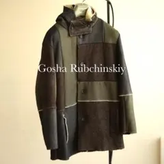 Gosha Rubchinskiy フェイク レザー ムートン ジャケットのサムネイル