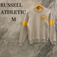 【美品】RUSSELL ATHLETIC MIZUNO スウェット 黄色 グレー
