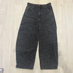 9090 レオパード柄 デニムパンツ - メルカリ