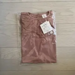 しまむら　ソフトチーズ　softcheese ニコレース襟ブラウスロンパース80