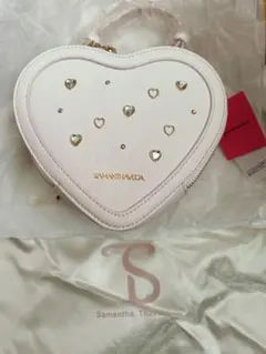 SAMANTHAVEGA ハート型 ハンド&ショルダーバッグ ピンクのサムネイル